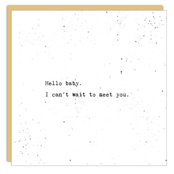 Stationery - Little Gem Card - Hello Baby