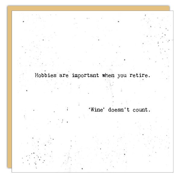 Stationery - Little Gem Card - Hobbies Are Important