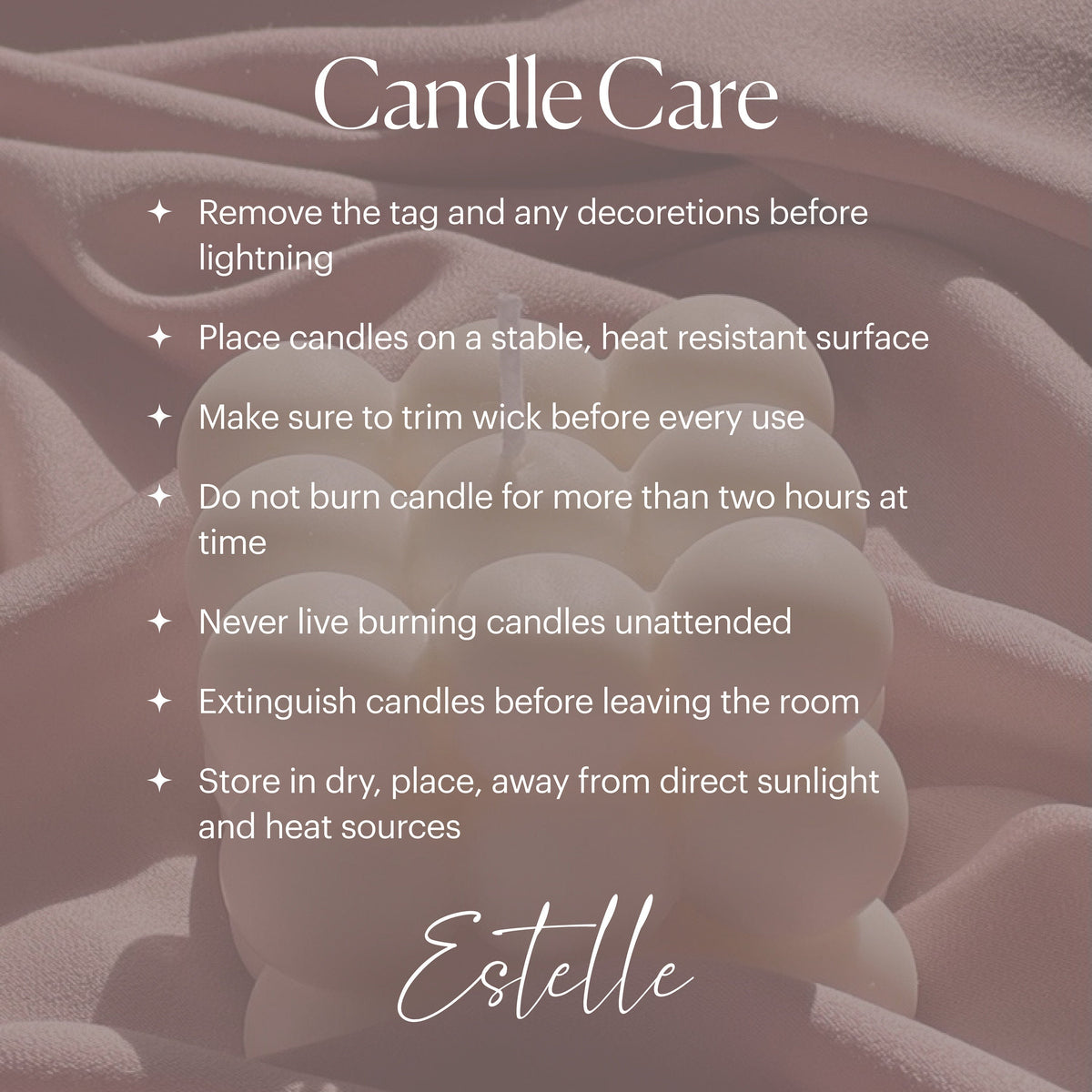 Ribbed Wavy Pillar Candle Set | Unscented Soy Wax, Home Decor