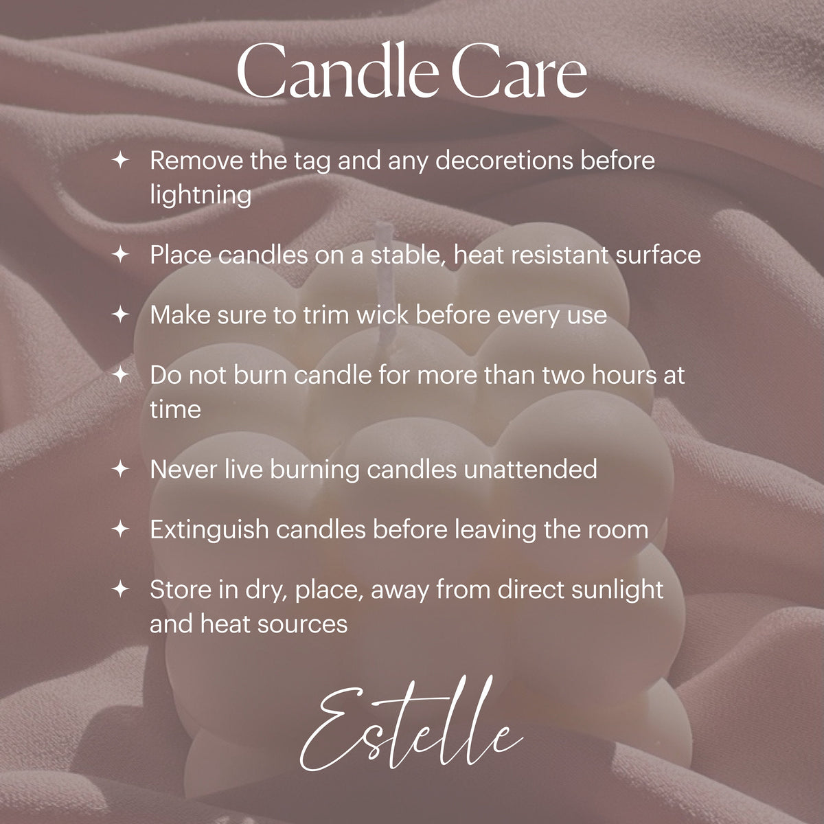 Arch Soy Wax Candle: Handmade Decorative Unscented Candle