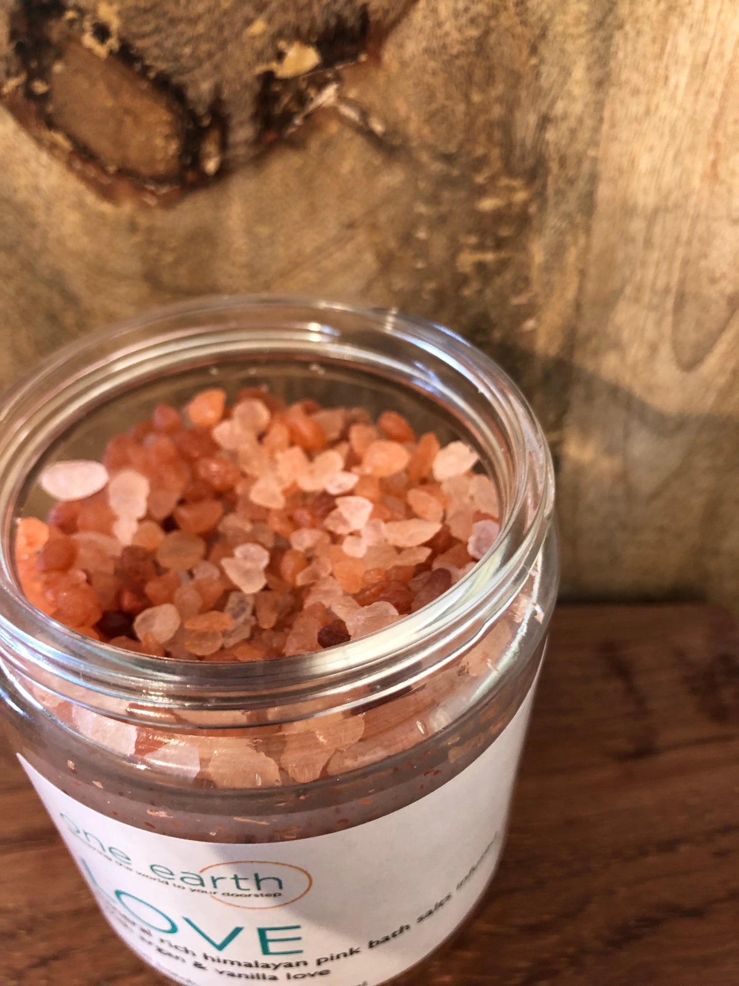 Sel de bain à l'huile d'argan - Vanille