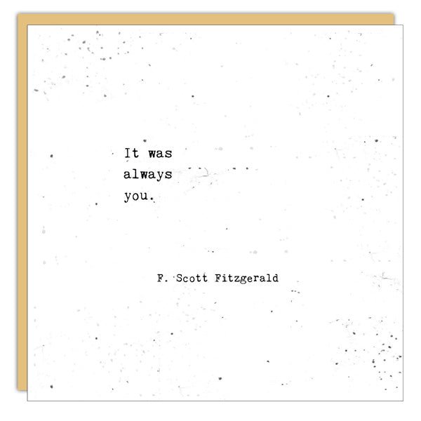 Stationery - Little Gem Card - It Was Always You