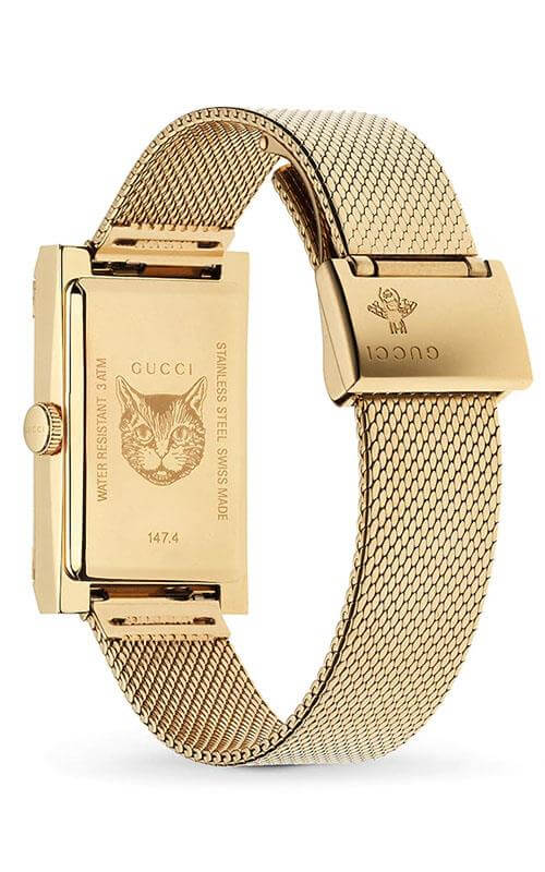 Montre rectangulaire GUCCI G-Frame PVD or YA147410