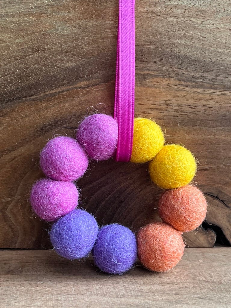 Wreath | Felted Essential Oil Diffuser