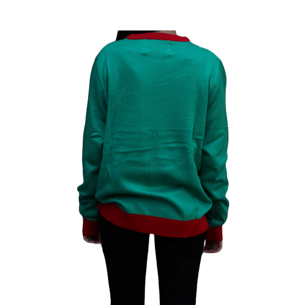 Pull de Noël Surdimensionné Le Père Noël de l'extrême
