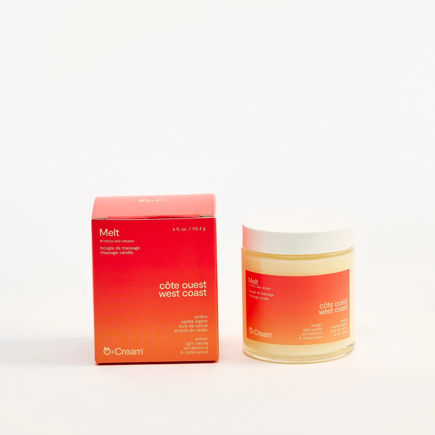 massage candle : melt