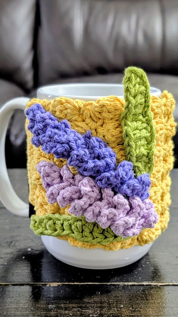 Housse de mug au crochet - Décoration de mug en coton faite main