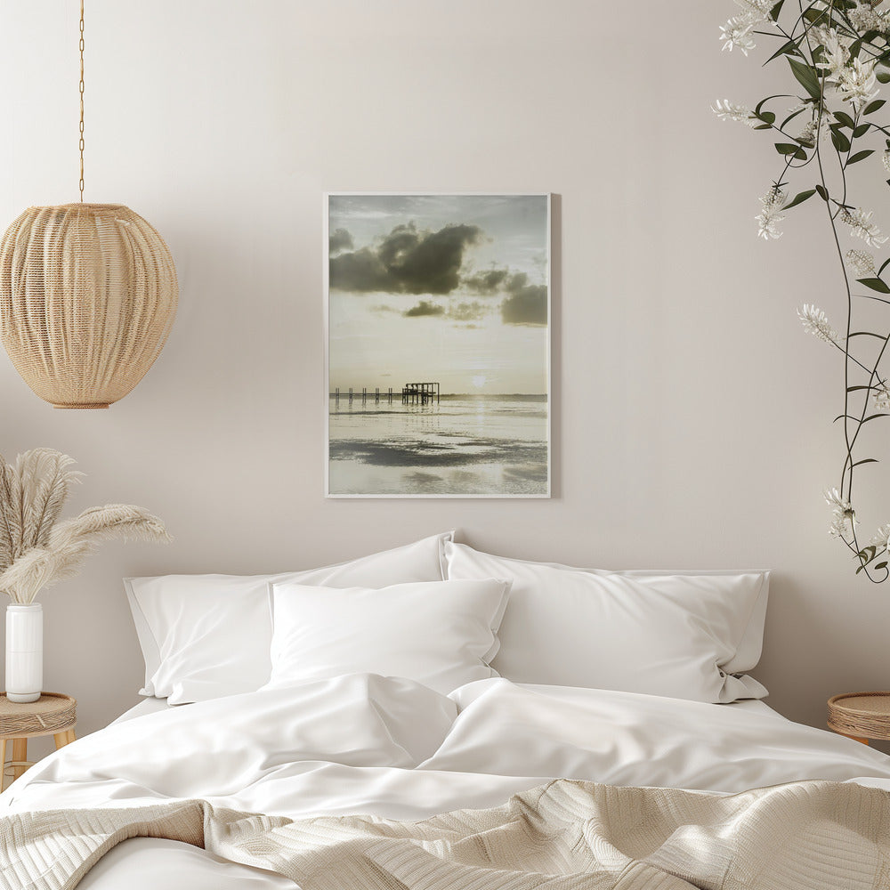Décoration murale Coucher de soleil vintage Bokeelia