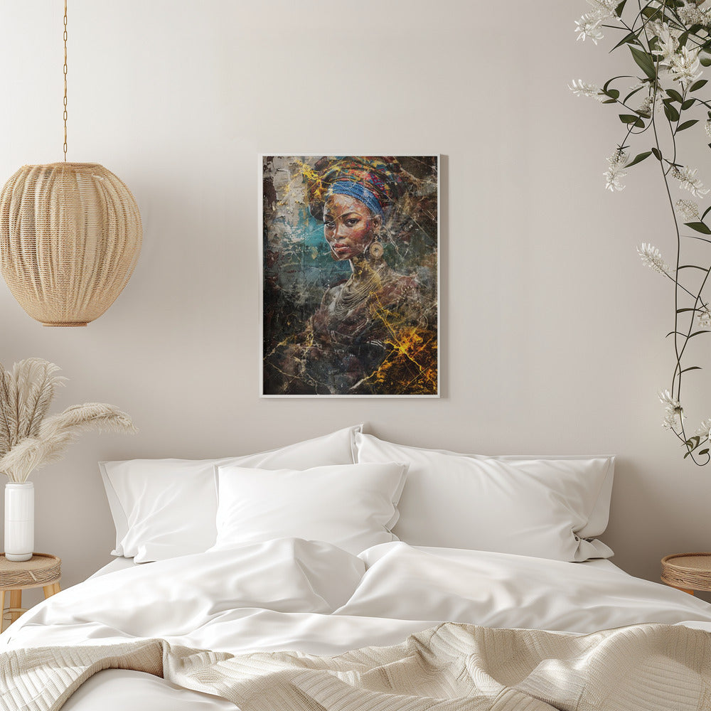 Art mural Illustration d'art africain Art mural 067