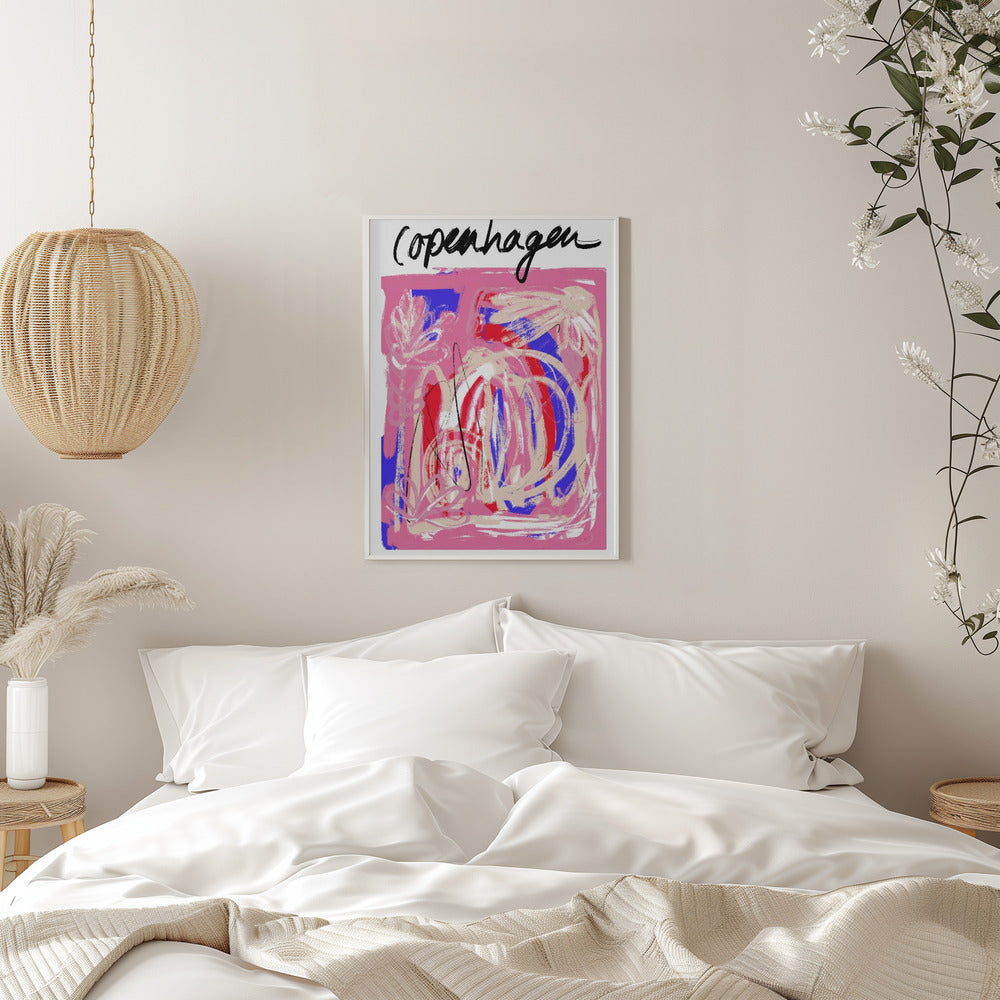 Art mural Copenhagueabstrait5 Taille24x36