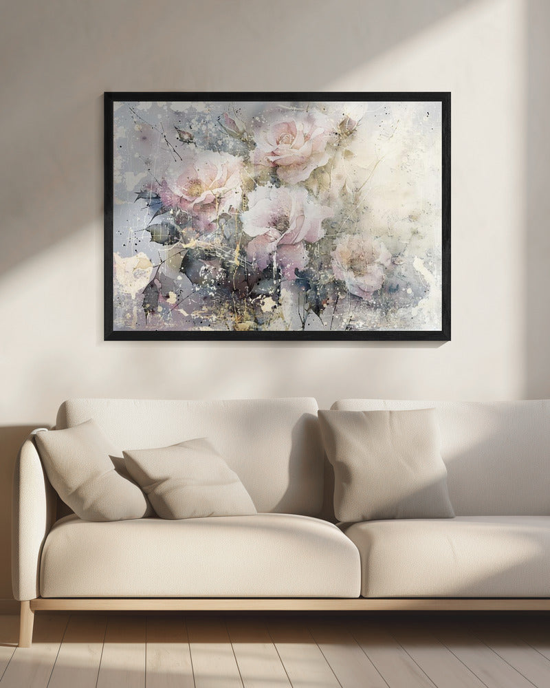 Art mural Fleur Illustration florale Art mural 076