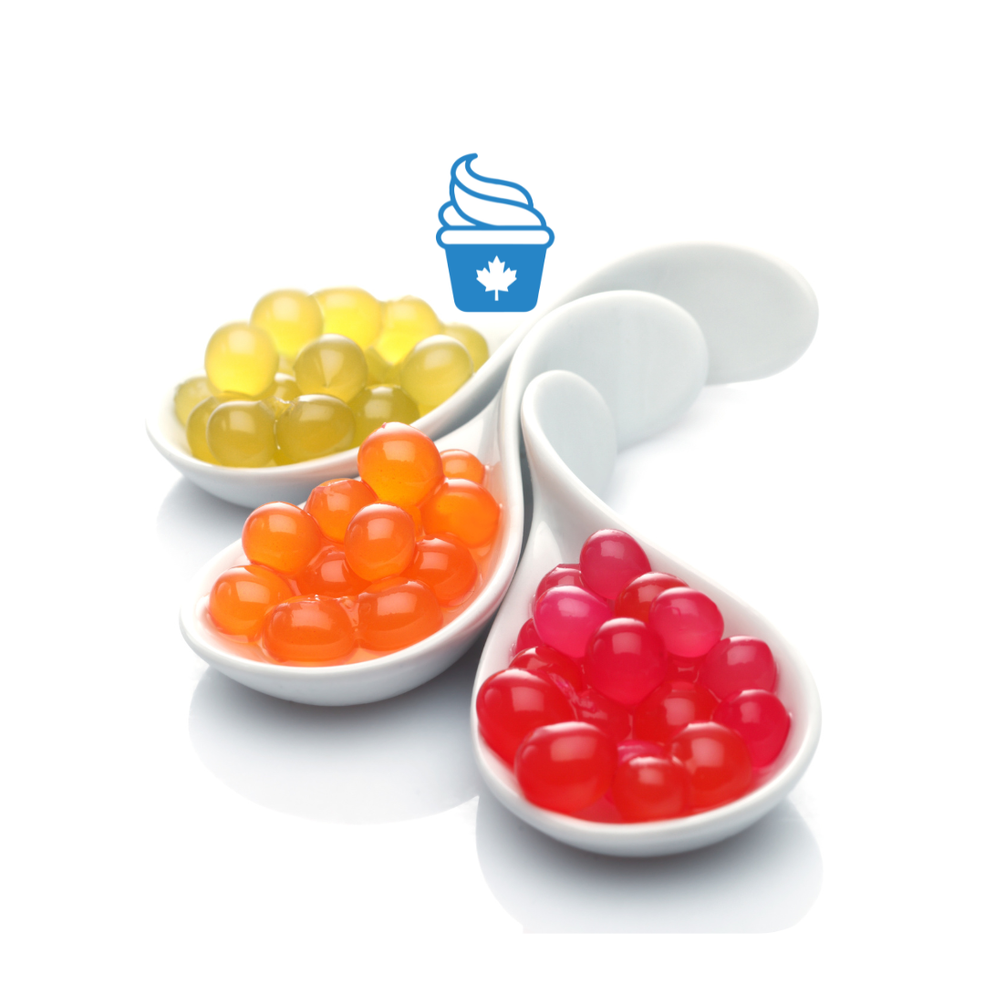 Billes de Boba Éclatantes au Fruit du Dragon (10% de Jus de Fruits Naturel) - Billes de Boba Éclatantes - Bossen - Canada - Livraison Gratuite au Canada pour les Commandes Supérieures à 199 CAD