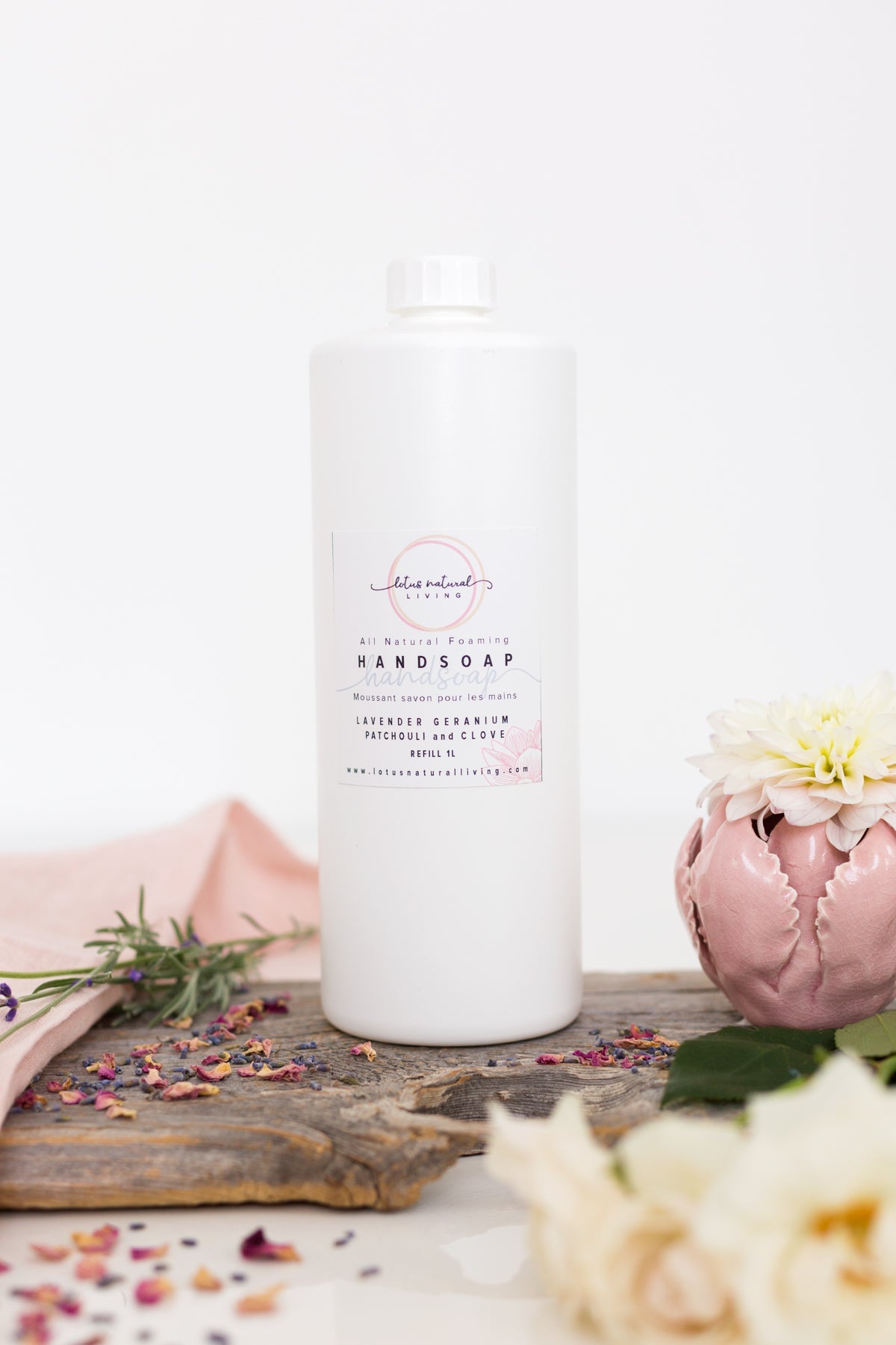Foaming Hand Soap Refill Lavender, geranium, patchouli and clove (made with pure essential oils)