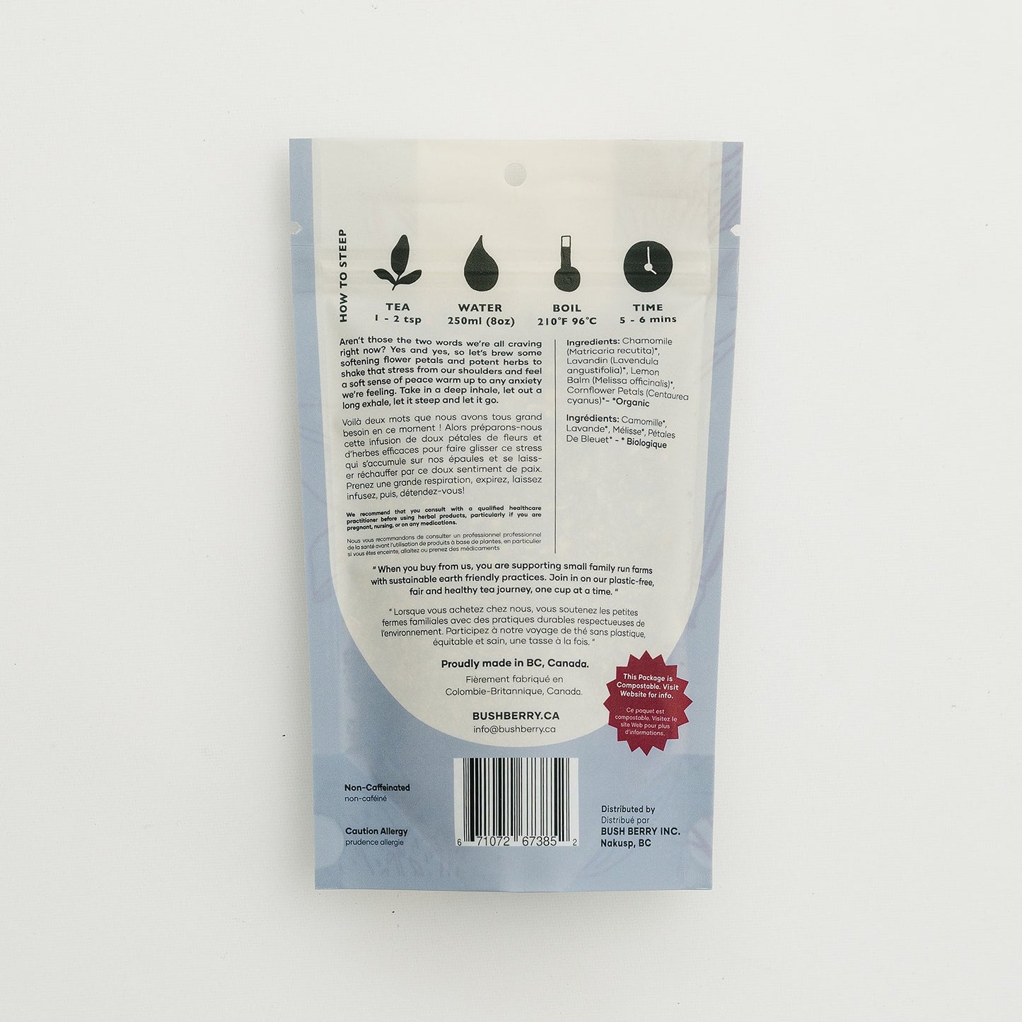 Tisane bio détente et régénération