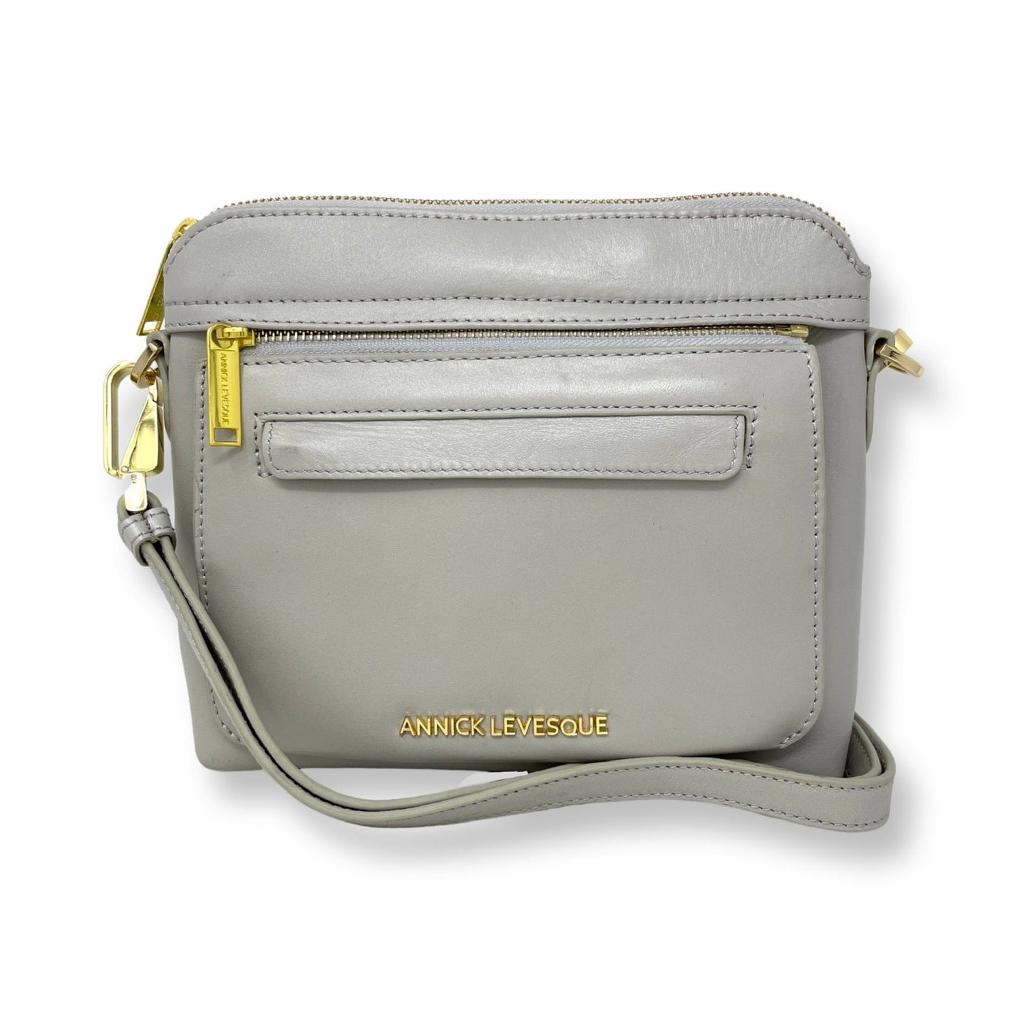 Brigitte - Beaded Leather Shoulder Bag