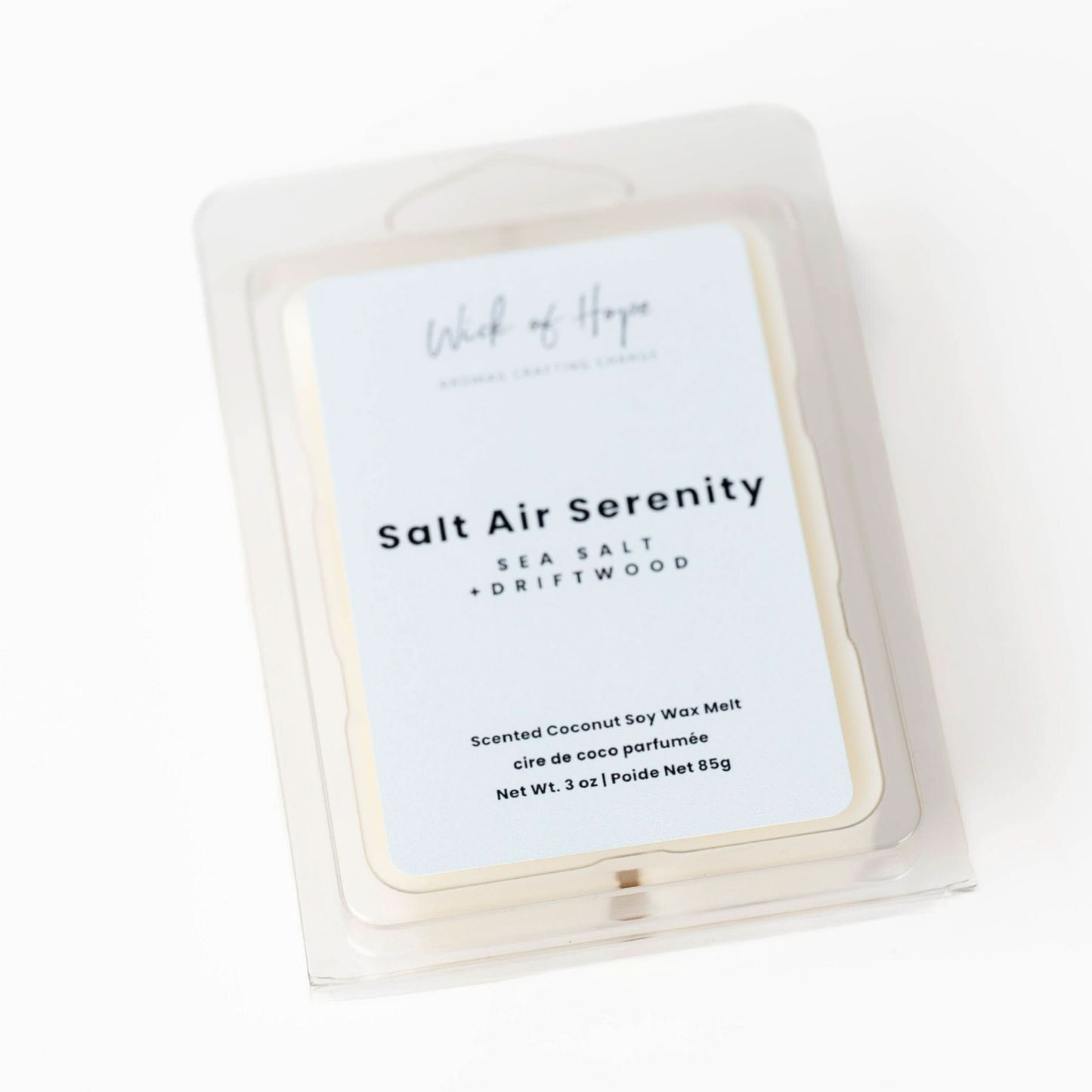 Salt Air Serenity Wax Melt | Sea Salt + Driftwood