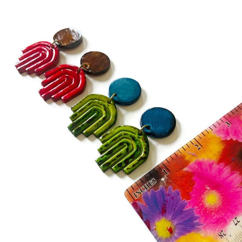 Boucles d'oreilles Art déco à tiges ou à clips