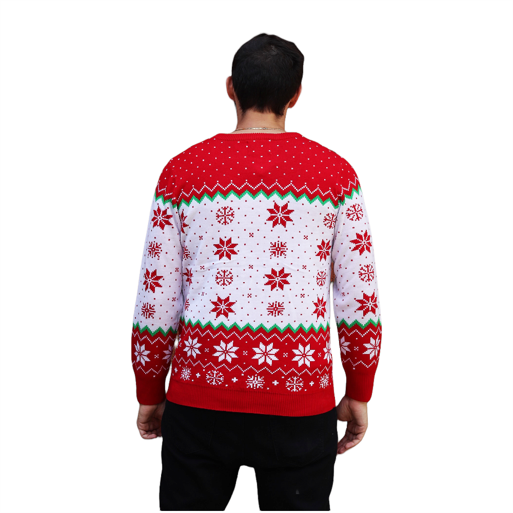 Pull de Père Noël endormi en mode silencieux