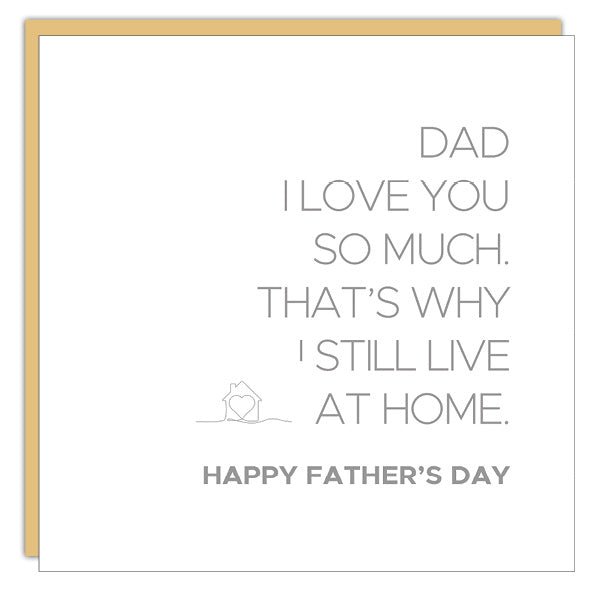 Stationery - Father's Day Card - Live at Home