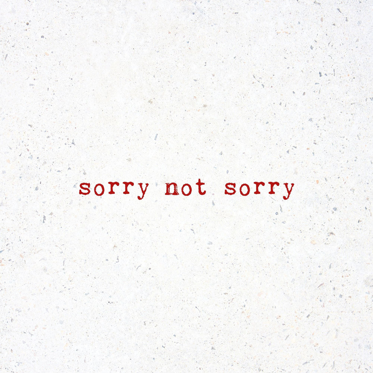 Stationery - Lost & Found Card - Sorry not sorry