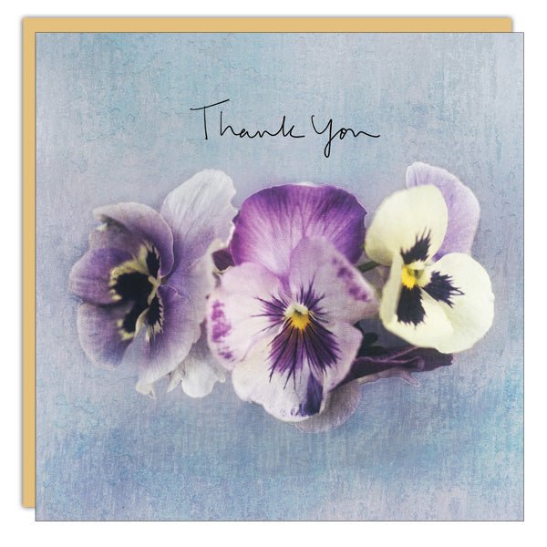 Stationery - Lost & Found Card - Thank You Pansies
