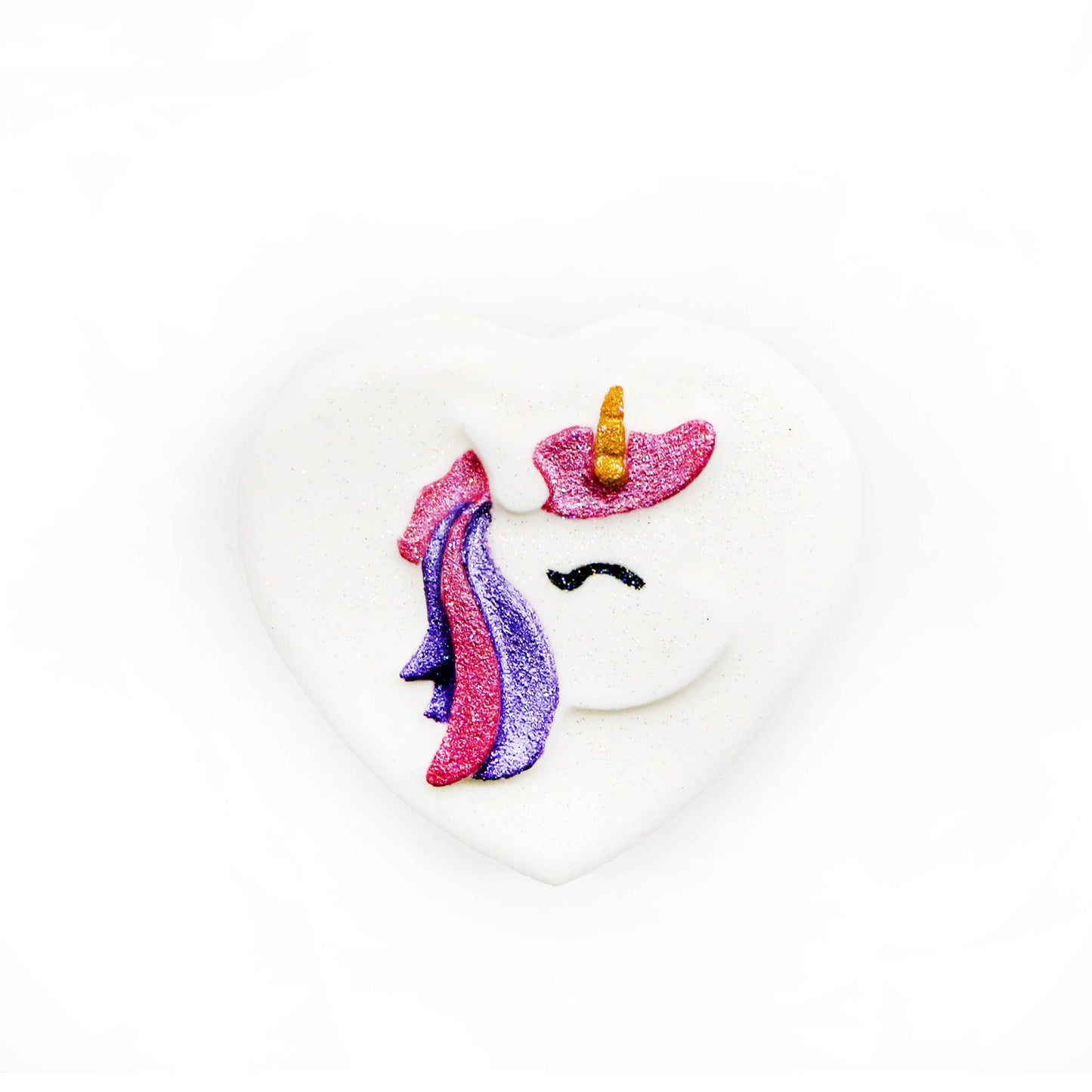 Unicorn Face on Heart