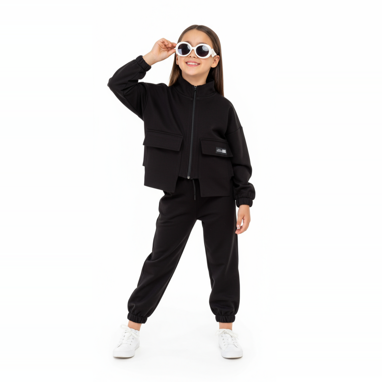 Ensemble Décontracté Filles Chic avec Poches