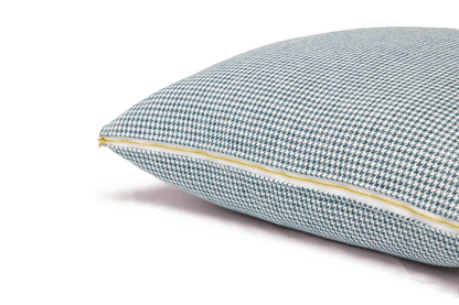 Housse de coussin Lake Pied-de-poule