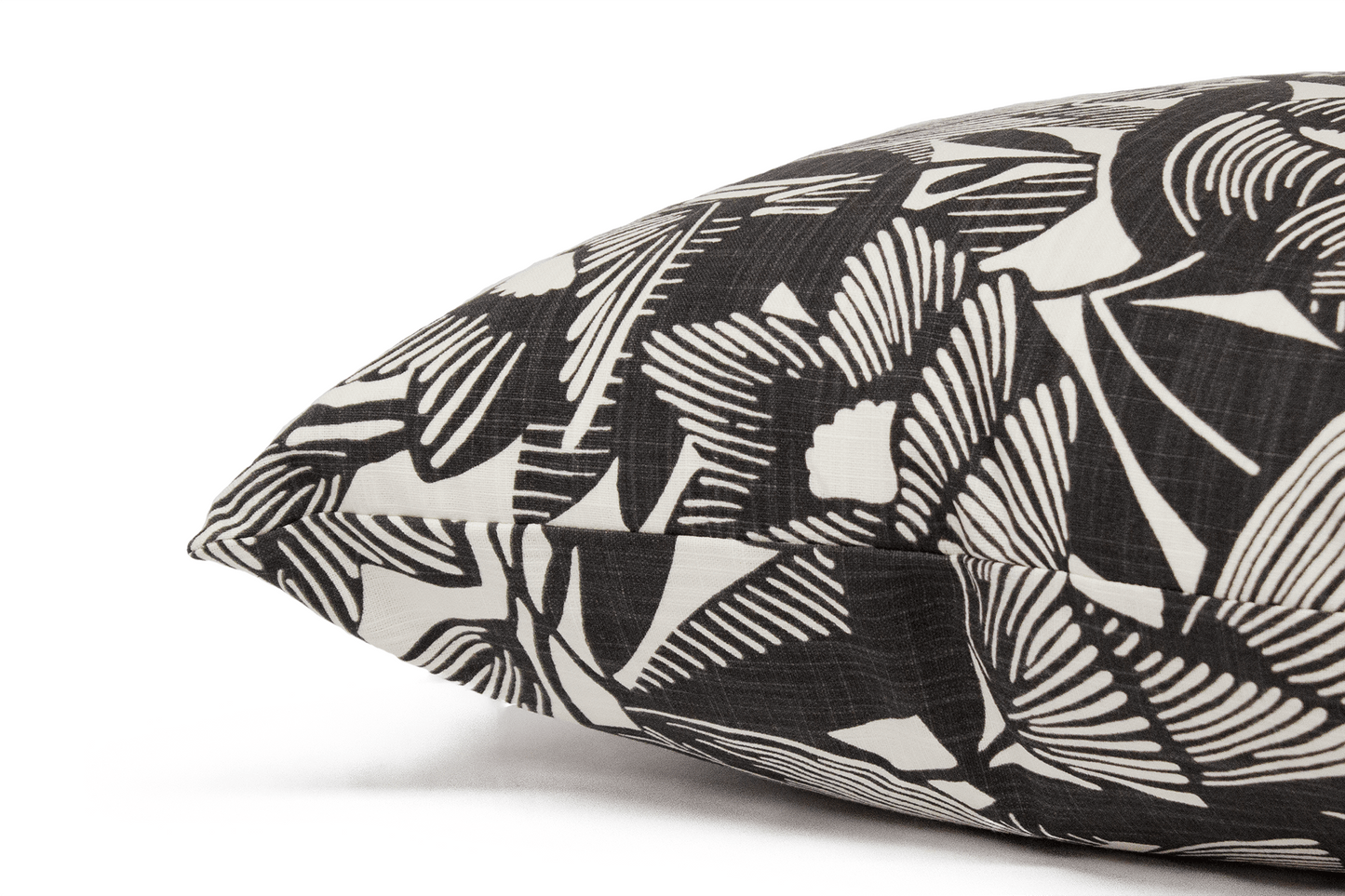 Housse de coussin à motifs d'encre