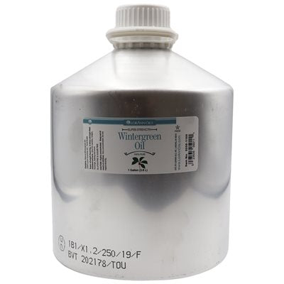 Wintergreen Oil Natural - Food Grade Essential Oils 1 oz., 16 oz., 1 Gallon - Ships Free Within Canada on Orders Above CAD $199