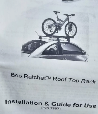 Sportworks Bob Ratchet Upright Quick Load Roof Mount Single Bike Rack #250150