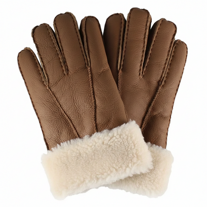 Gants en cuir et peau lainée BOL pour homme