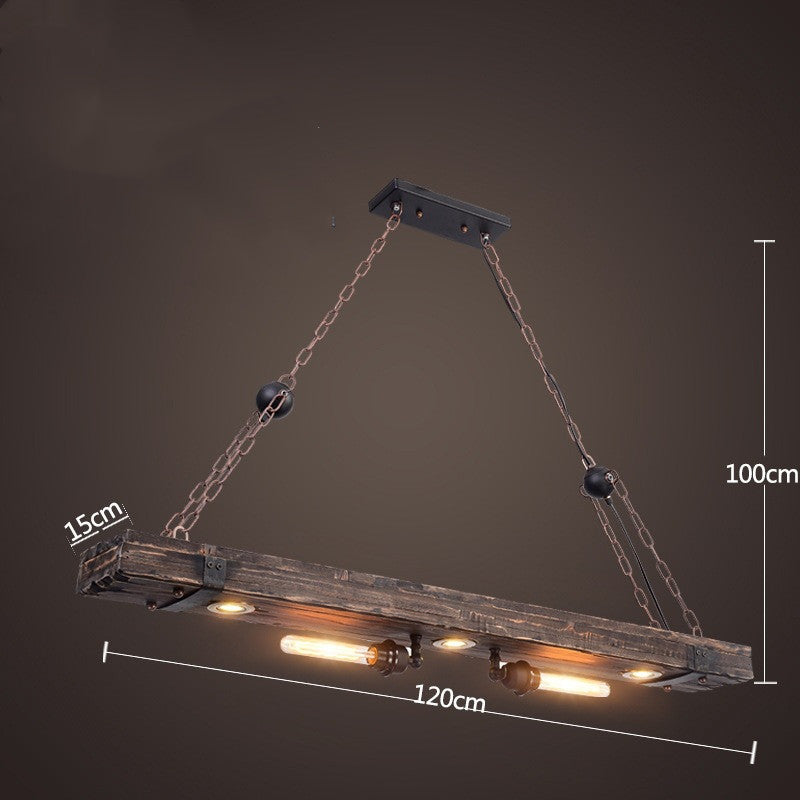 Bar American Chandelier Retro Chandelier Creative Lamp