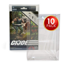 EVORETRO Boîtier de protection pour figurines GI Joe Classified - Pas de boîte avec fenêtre avec support, paquet de 10