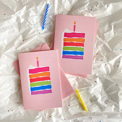 Mini carte de vœux d'anniversaire "Trop Mignon"