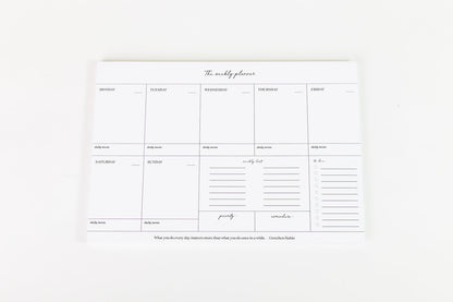 Weekly Organizer Pad