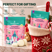 Zen & Hearth Cycle Comfort Shower Steamers – Aromatherapy Self-Care with Clary Sage, Lavender & Geranium for Calming Cycle Day Rituals – Made in Canada
