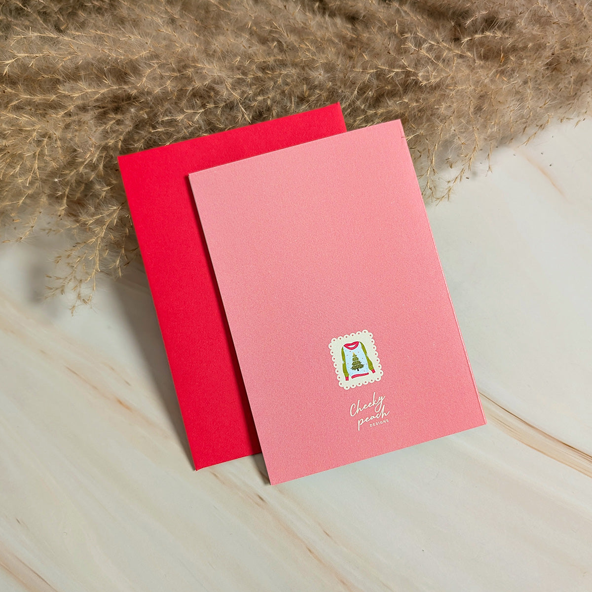 Mini Carte de Vœux : Chaleur d'un Pull Doux