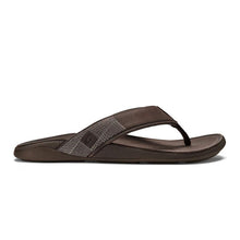 Olukai Men's Tuahine Full-Grain Leather Flip-Flop Sandals Size 8