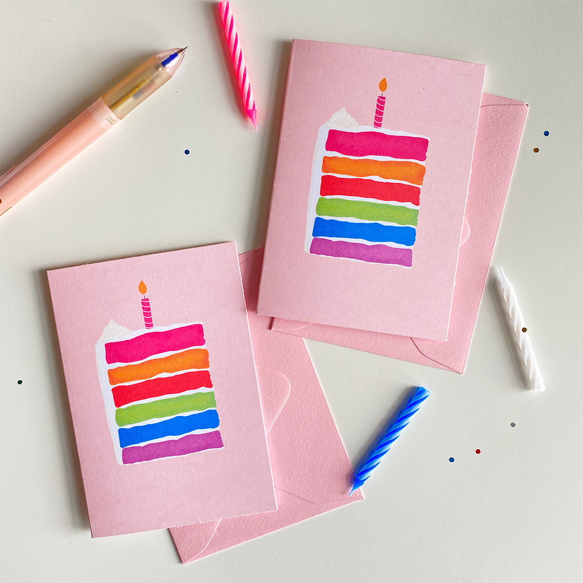 Mini carte de vœux d'anniversaire "Trop Mignon"