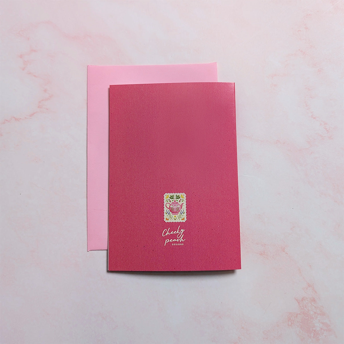 Tu es tout simplement génial(e) | Mini-carte de vœux Théière