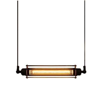 Restaurant Bar Counter Cafe Retro Nostalgic Iron Small Iron Cage Chandelier
