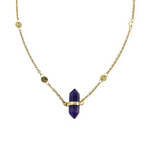 Collier en cristal d'améthyste
