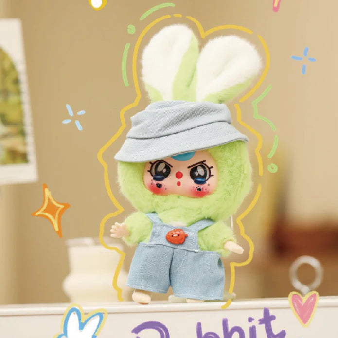 Poupées en peluche de la série Lapin Mignon Macaron Trois Bébé, Boîte mystère