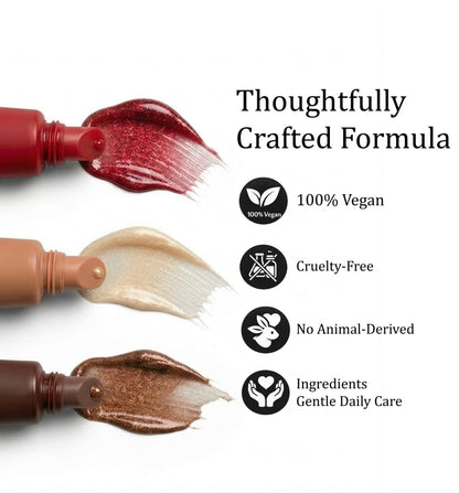 Vegan Lip Balm Trio Set – Peptide & Shea Butter, 3 Flavours