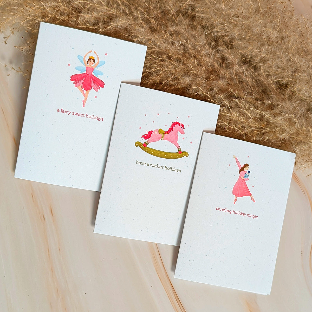 Sending Holiday Magic Mini Nutcracker Card