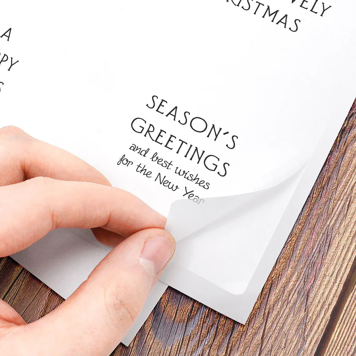 Kanban Crafts Christmas Verses Peelables, 48 autocollants