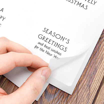Kanban Crafts Christmas Verses Peelables, 48 autocollants