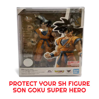 EVORETRO Vitrine de protection pour figurines SH Son Goku Super Hero PET Lot de 10