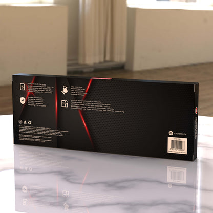 Présentoir en Bois Certifié PSA avec Verre Anti-UV, la carte tient très fermement ! LIQUIDATION
